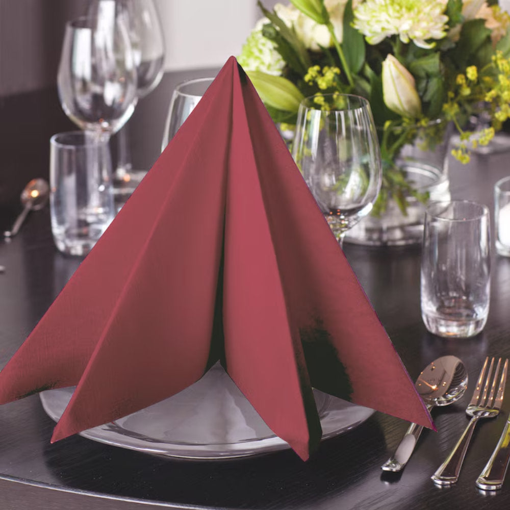 Guardanapos 39x39 1Fl Bordeaux TORK Linstyle TNT 50un