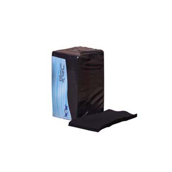 Guardanapos 30x40 1/6 2Fls Preto P&P 150un