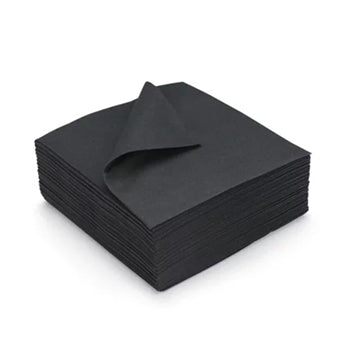 Guardanapos 40x40 1/8 2Fls Preto P&P 120un