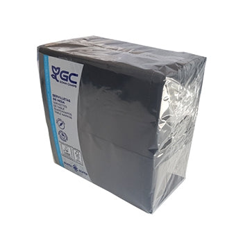 Guardanapos 40x40 1/8 2Fls Preto P&P 120un