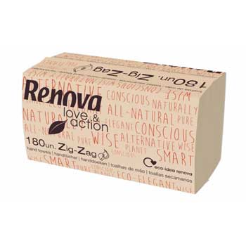 Toalhas Mão ZigZag 21x22cm Renova 2F Love&Action 15x180=2700