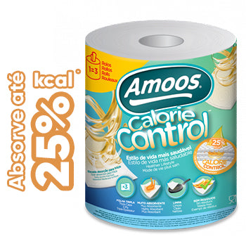 Rolo Multiusos 026mx20,7cm 58g 3Fls AMOOS Calorie 1un