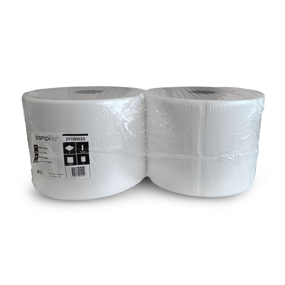 Rolo Industrial 350mx22,3cm 17g 2Fls PAMPILAR Picotado 2un