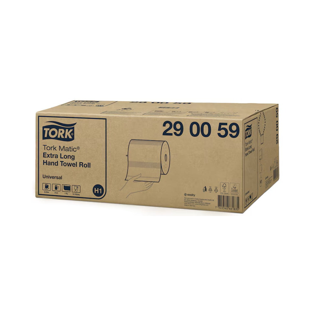 Rolo Toalhas Mão Auto Corte 280mx21cm 1Fl 31g H1 Univ 6un