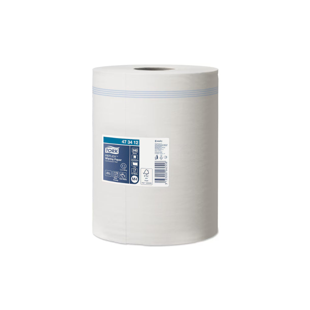Rolo Toalhas Mão 114mx18cm 26,5g 1Fl TORK M4 Picotado 6un