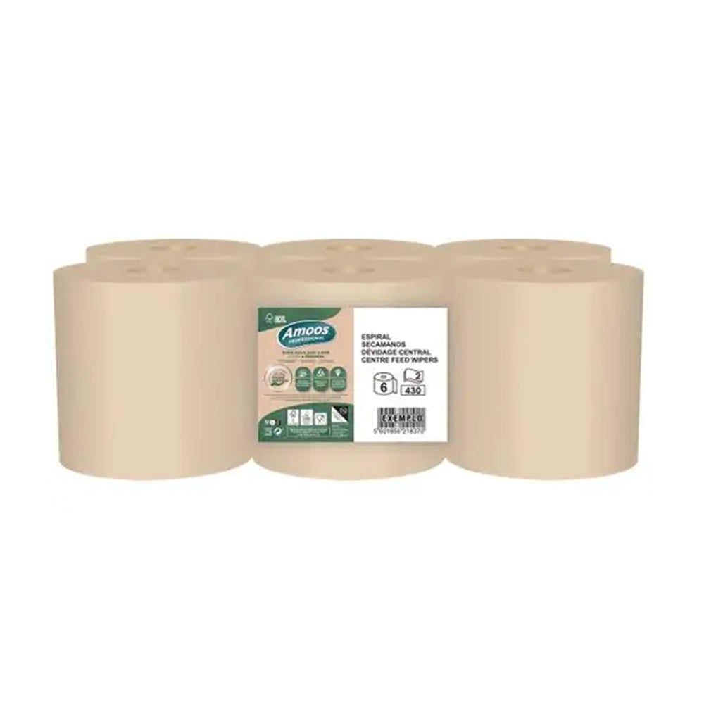 Rolo Espiral 124mx17,9cm 32g 2Fls Naturally Picotado 6un