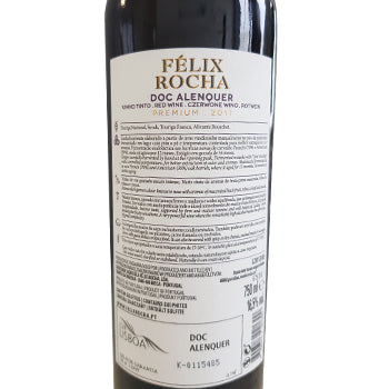 Vinho Tinto Félix Rocha Premium DOC 2011 750ml Medalha Ouro