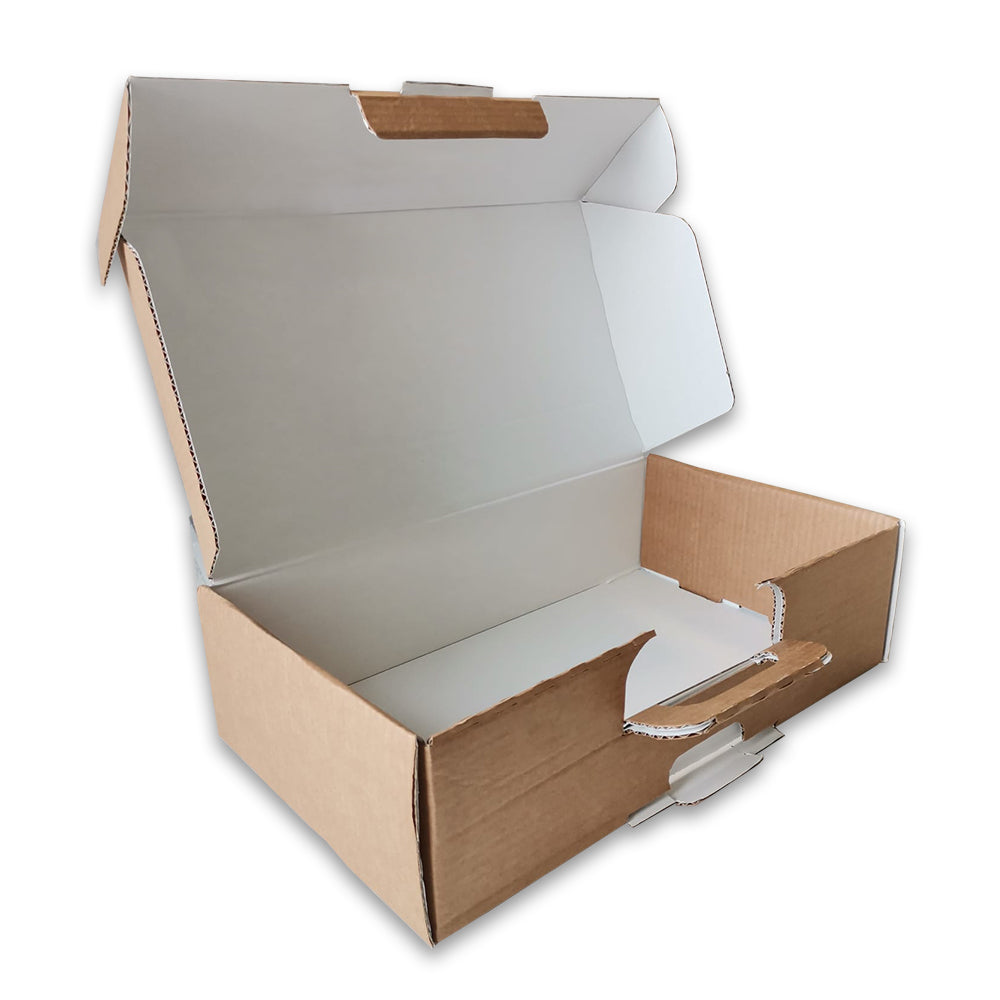 Caixa Auto-Montável 345x197x093mm com Pega Cartão Simples