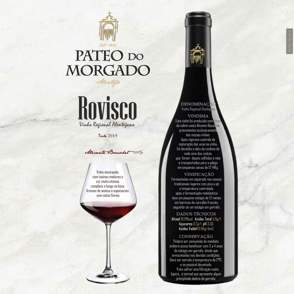 Vinho Tinto Rovisco 2019 750ml
