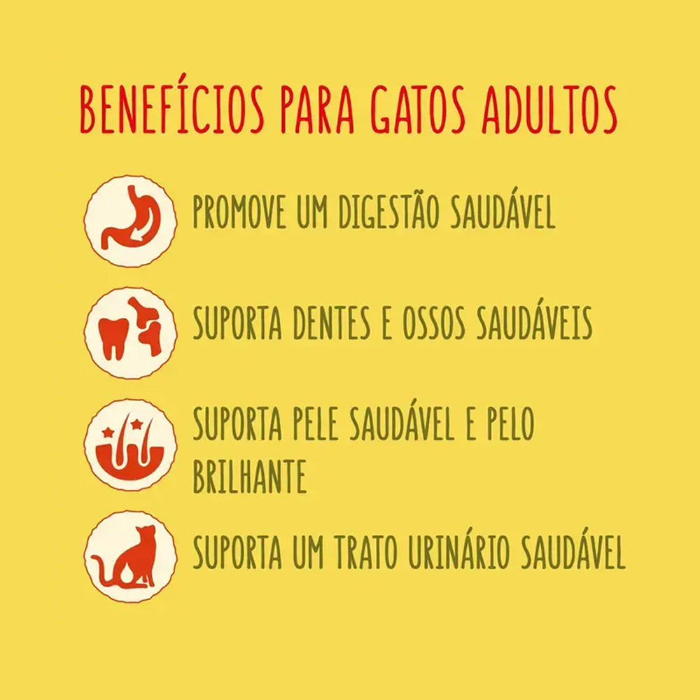 Alimento Seco para Gato Friskies Frango/Vaca Adulto 1,5Kg