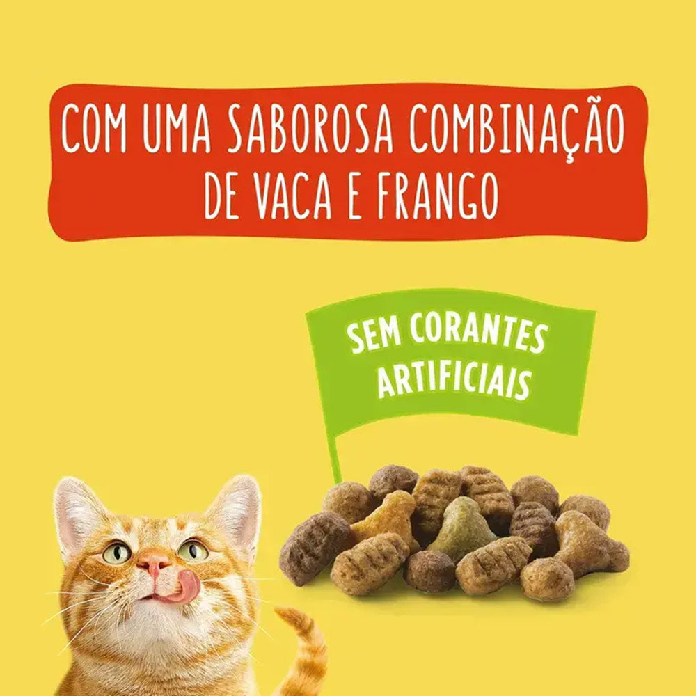 Alimento Seco para Gato Friskies Frango/Vaca Adulto 1,5Kg