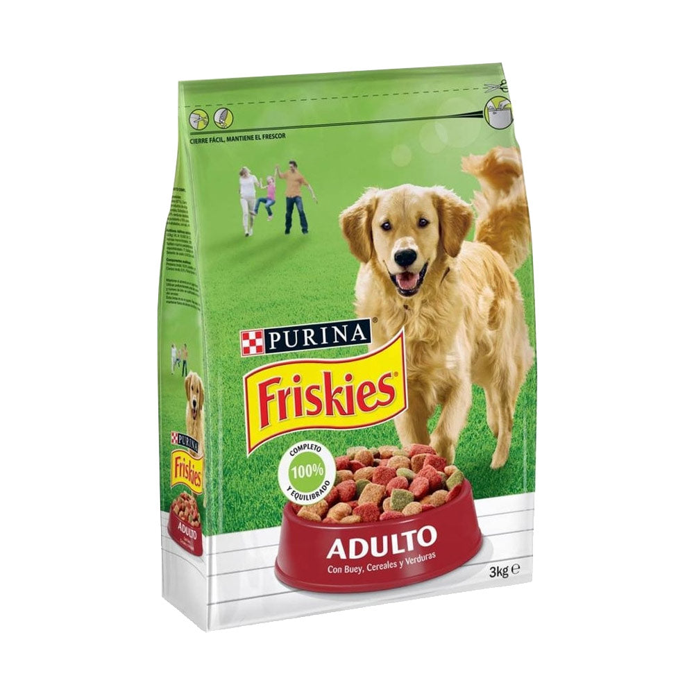Alimento Seco para Cão Friskies Carne/Legumes Adulto 3Kg
