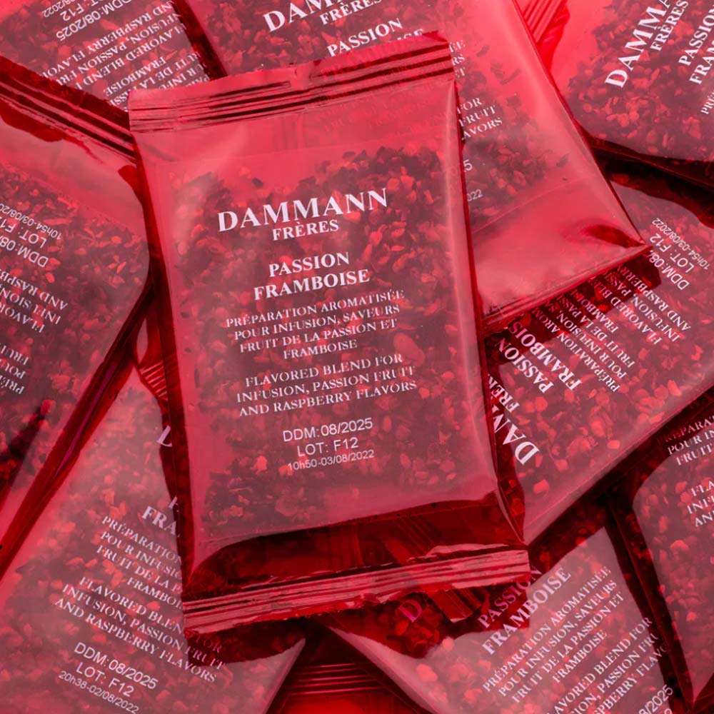 Chá Carcadet Frio em Bolsas Passion Framboise 6un