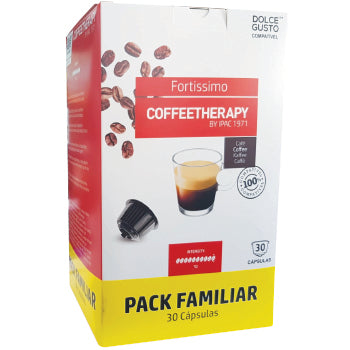Café Cápsulas p/Dolce Gusto CoffeeTherapy Fortissimo 30un
