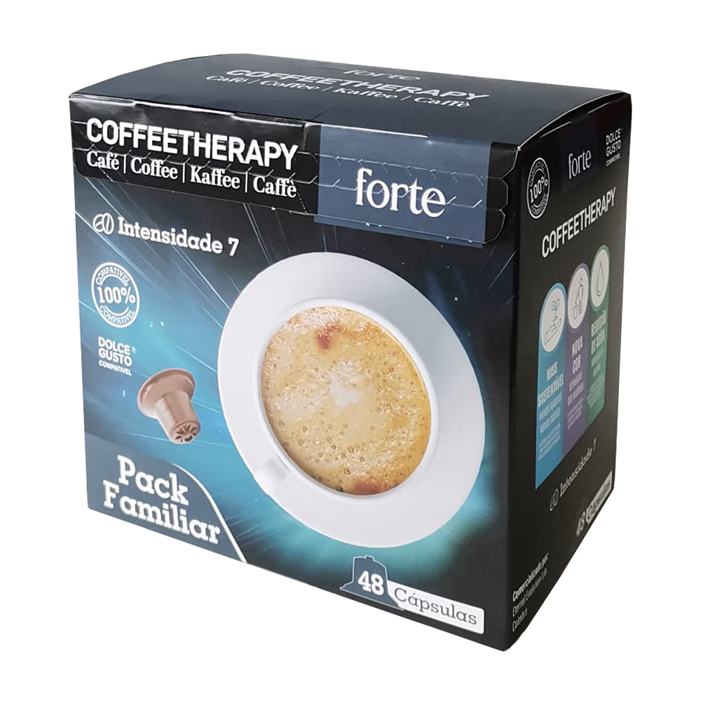 Café Cápsulas p/Dolce Gusto CoffeeTherapy Forte 48un