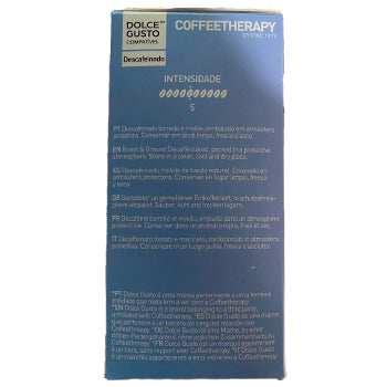Café Cápsulas p/Dolce Gusto CoffeeTherapy Descafeinado 16un