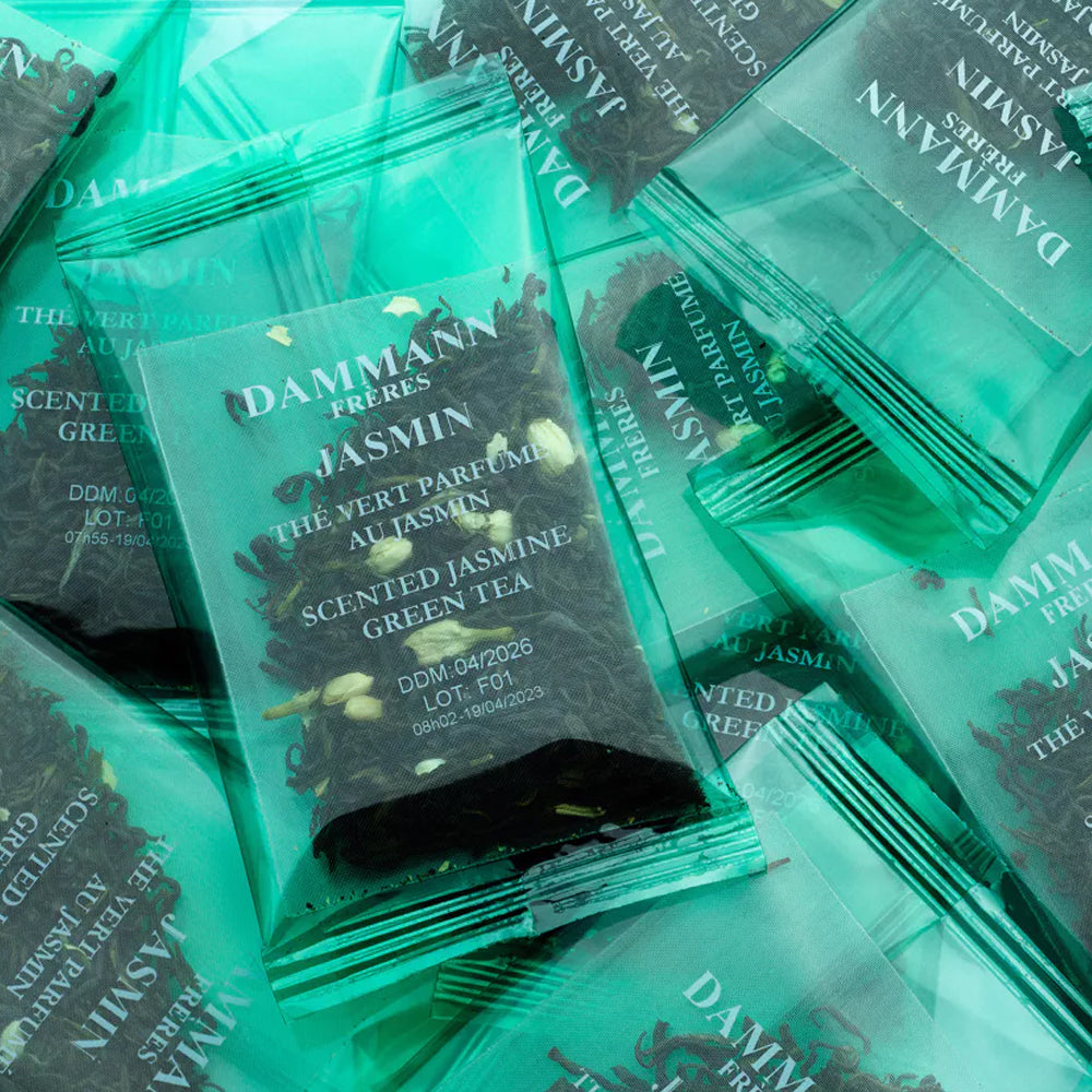 Chá Verde Frio em Bolsas Jasmin Chung Hao 6un