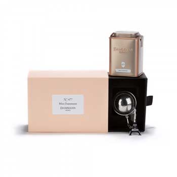 Caixa Coffret Chá Verde Lata + Infusor Miss Dammann