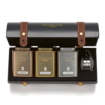 Caixa Coffret Chás  30grx3 Sabor Latas + Infusor Merveilleux