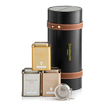 Caixa Coffret Chás  30grx3 Sabor Latas + Infusor Merveilleux