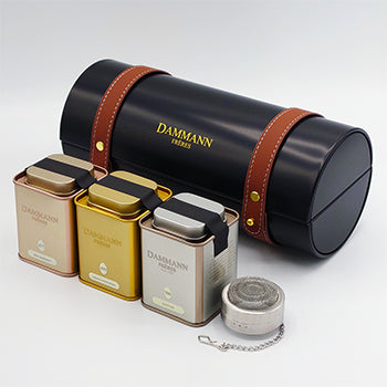 Caixa Coffret Chás  30grx3 Sabor Latas + Infusor Merveilleux