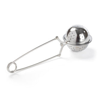 Infusor de Chá Bola Perfurada com Pinça Aço Inoxidável