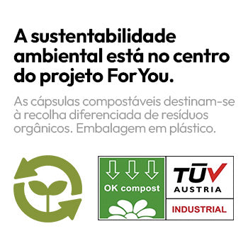 Café Cápsulas ForYou Double Compostável Aromatico 100un=200