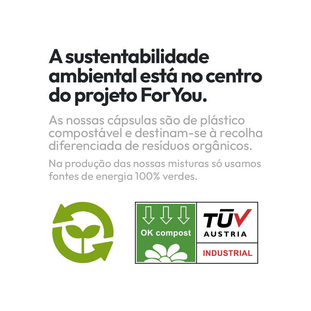 Café Cápsulas ForYou Compostável MOAK Ginseng 16un