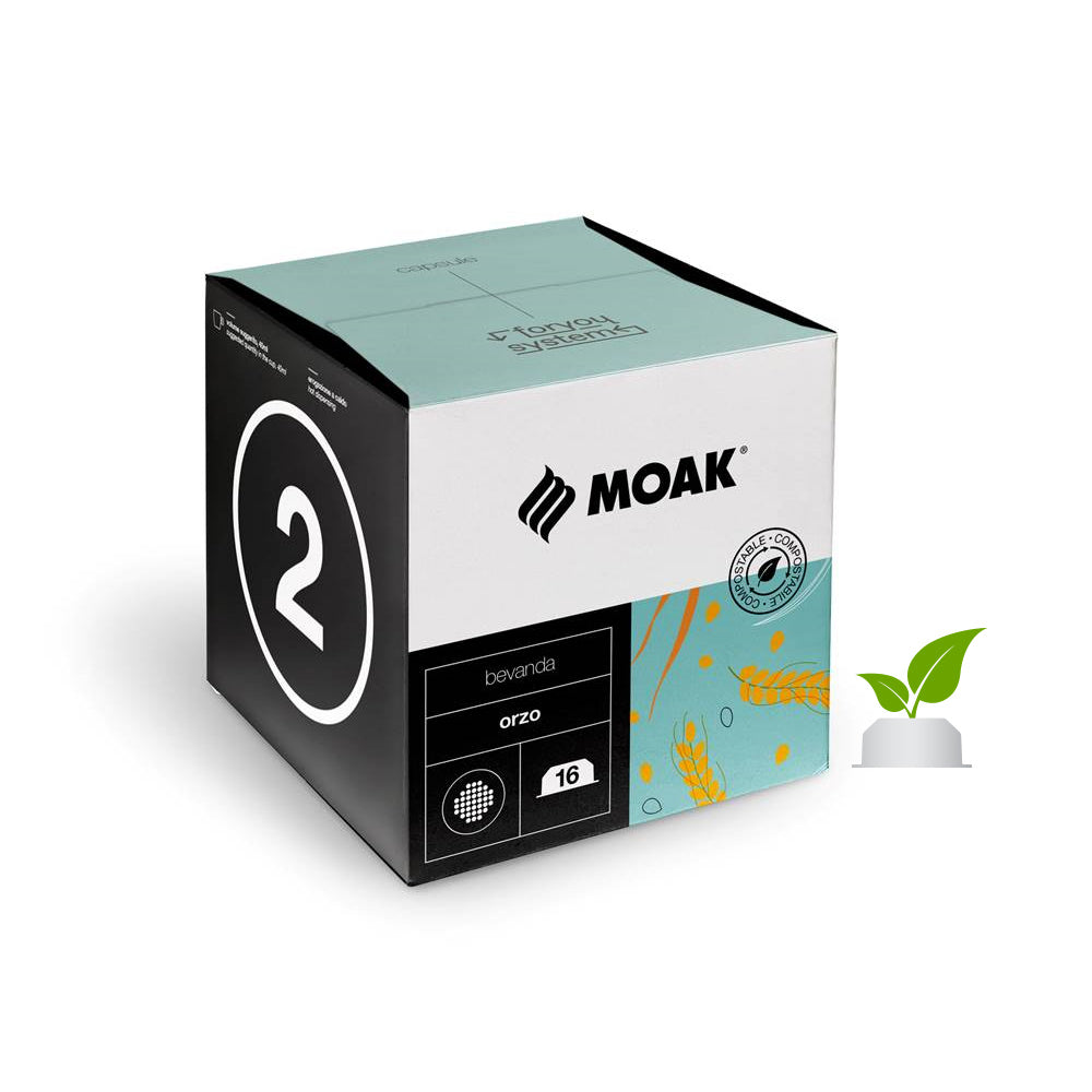 Café Cápsulas ForYou Compostável MOAK Cevada 16un