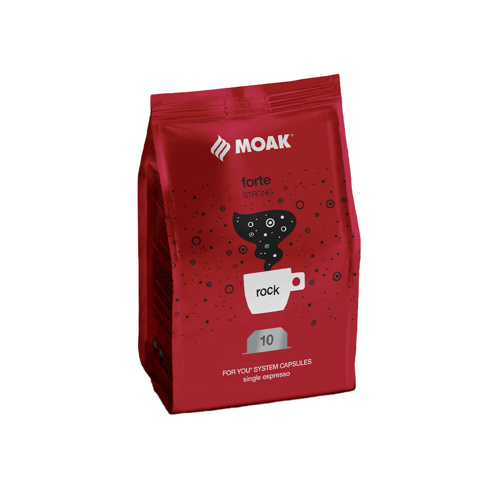 Café Cápsulas ForYou Single MOAK Forte Rock 100un