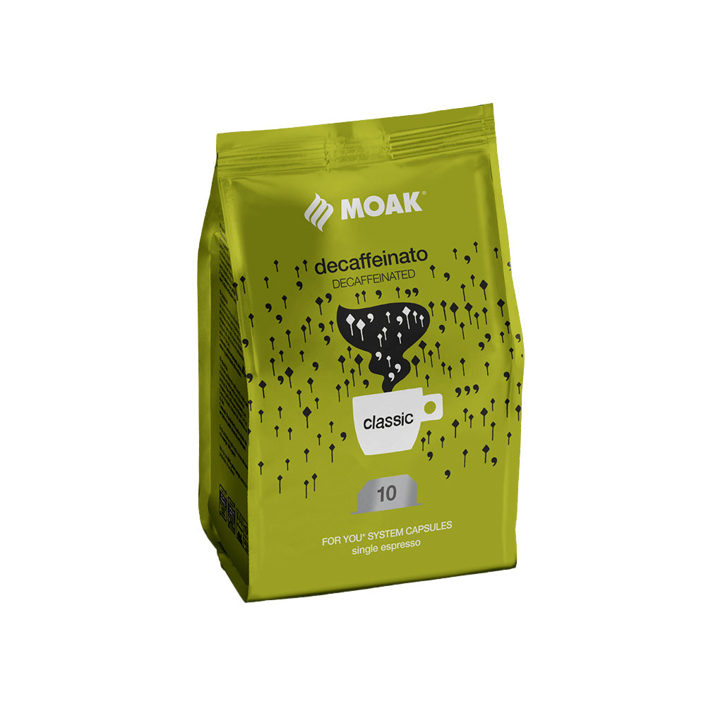 Café Cápsulas ForYou Single MOAK Descafeinado 100un