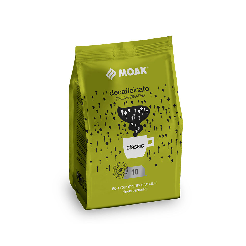 Café Cápsulas ForYou Single MOAK Descafeinado 100un