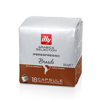 Café Cápsulas IperEspresso ILLY Brasil Pack 18un