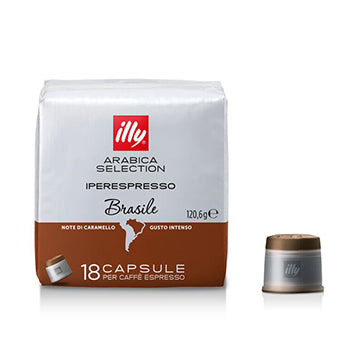 Café Cápsulas IperEspresso ILLY Brasil Pack 18un