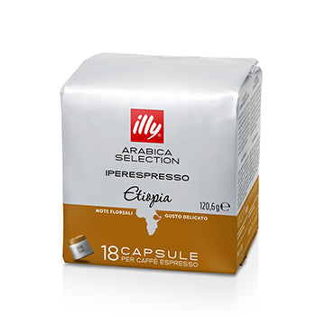 Café Cápsulas IperEspresso ILLY Etiópia Pack 18un