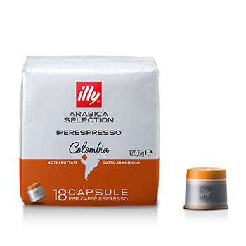 Café Cápsulas IperEspresso ILLY Colômbia Pack 18un