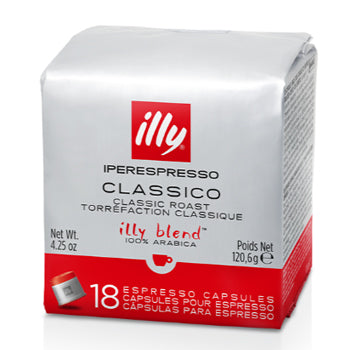 Café Cápsulas IperEspresso ILLY Torra Clássica Pack 18un