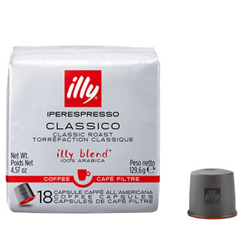 Café Cápsulas IperEspresso ILLY Torra Clássica Pack 18un
