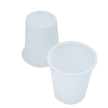 Copos 100ml Plástico Branco 50un