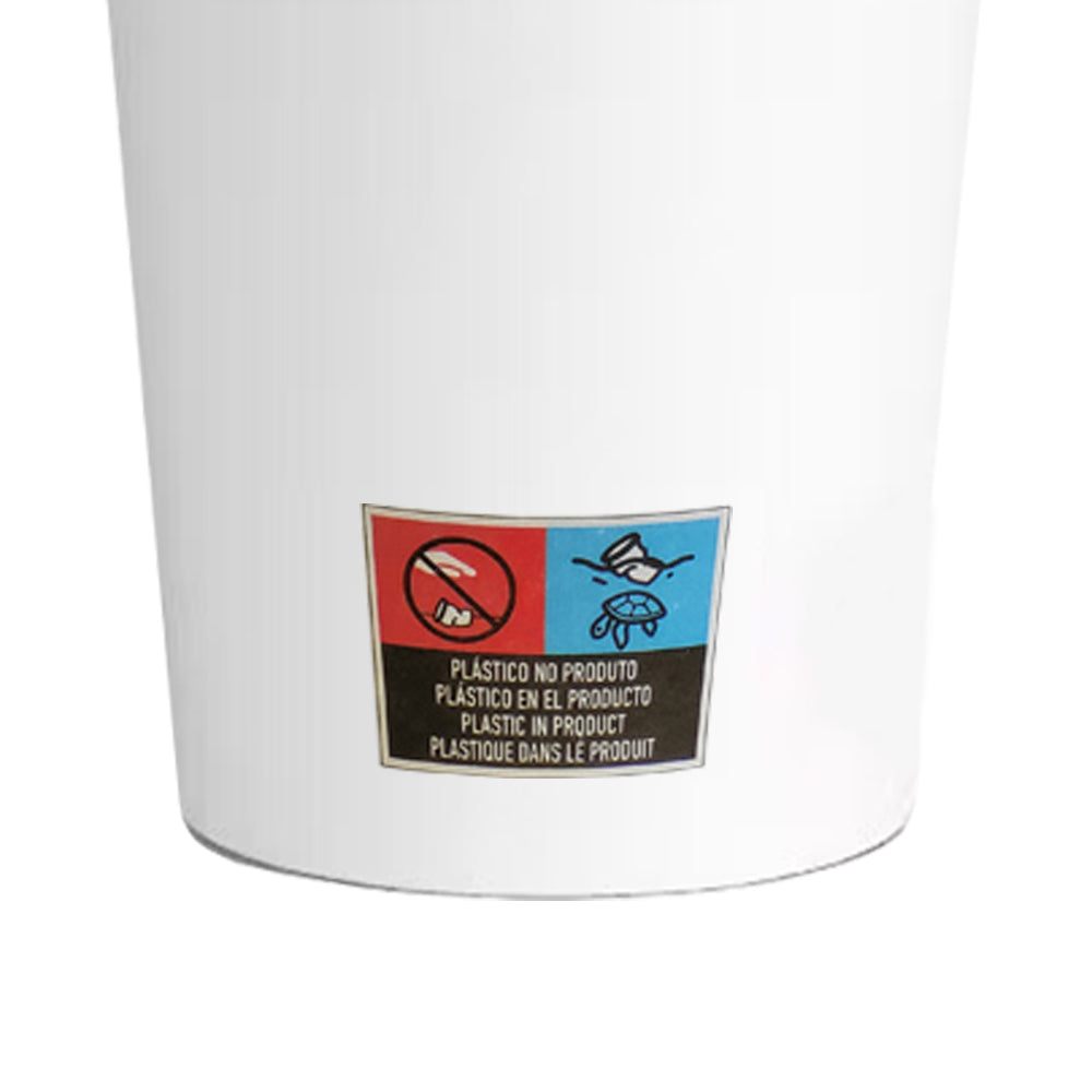 Copos 355ml Papel 12oz Branco 50un