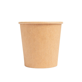 Copos 120ml Cartão Kraft 4oz Bebidas Quentes 50un
