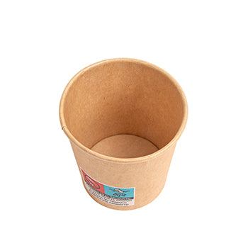 Copos 120ml Cartão Kraft 4oz Bebidas Quentes 50un