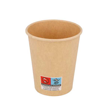 Copos 240ml Cartão Kraft Bebidas Quentes 50un