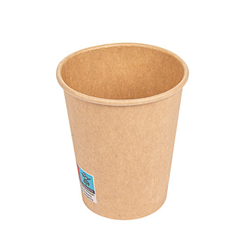 Copos 240ml Cartão Kraft 8oz Bebidas Quentes 50un