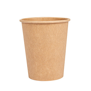 Copos 240ml Cartão Kraft 8oz Bebidas Quentes 50un