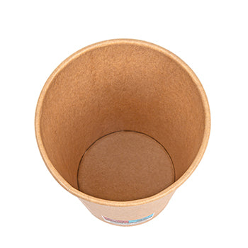 Copos 360ml Cartão Kraft 12oz Bebidas Quentes 50un