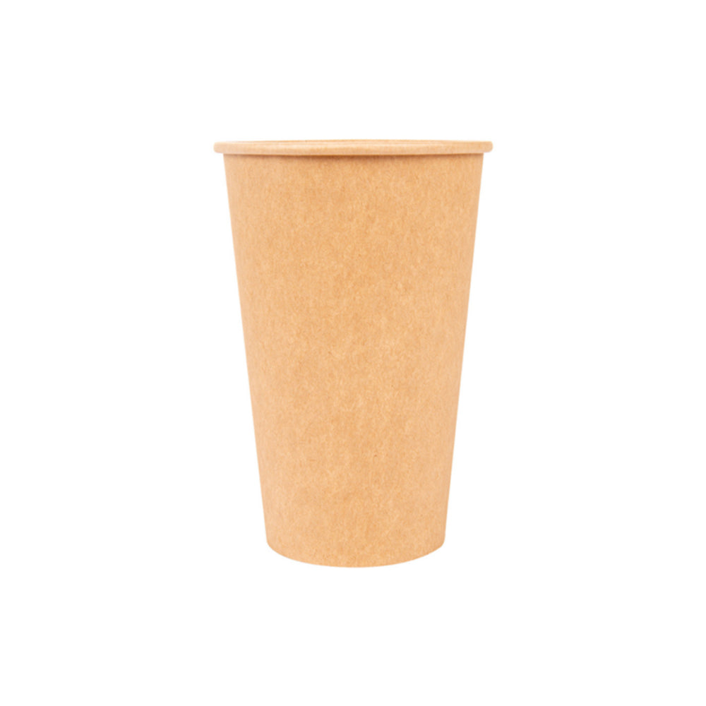 Copos 480ml Cartão Kraft 16oz Bebidas Quentes 50un