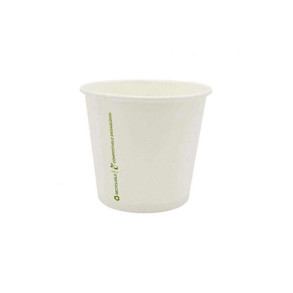 Copos 089ml Papel 3oz Plastic Free Branco 50un