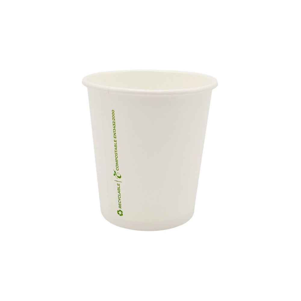 Copos 118ml Papel 4oz Plastic Free Branco 50un