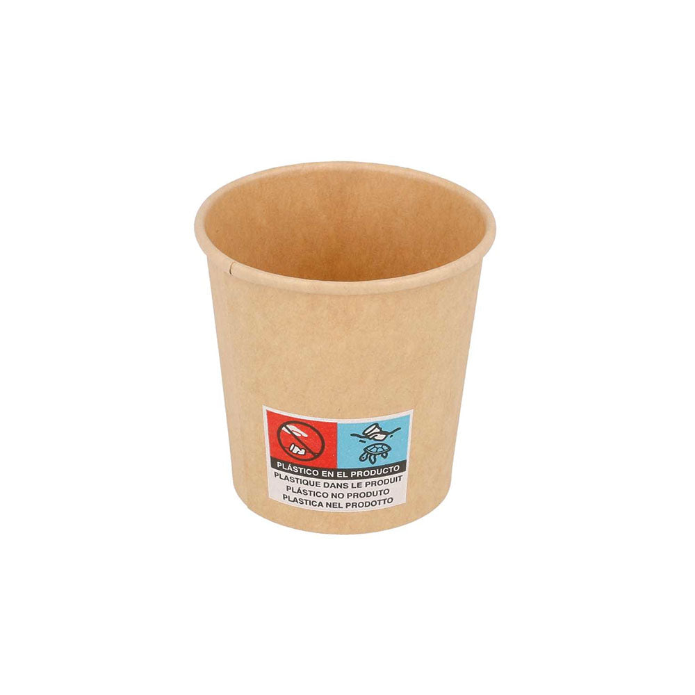Copos 090ml Cartão Kraft Bebidas Quentes 50un
